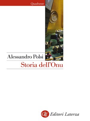cover image of Storia dell'Onu